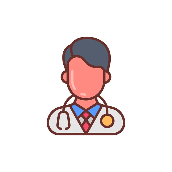 Doctor Icon Vector Logotype — Stock Vector