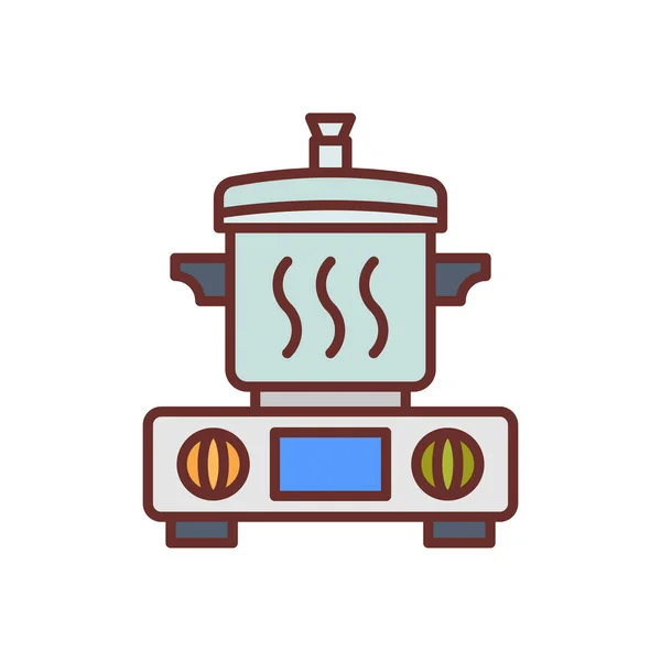Healthy Cooking Icon Vector Logotype — Stock Vector