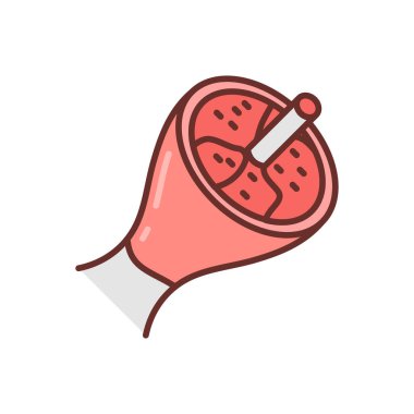 Kas simgesi vektörde. Logotype