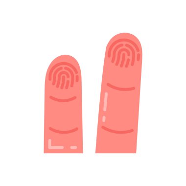 Fingerprint icon in vector. Logotype