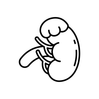 Vektör olarak Adrenal Bez simgesi. Logotype