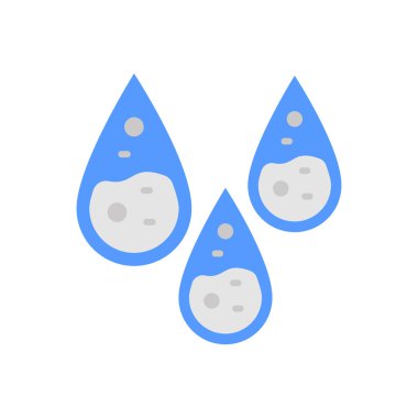 Vektör olarak ter simgesi. Logotype