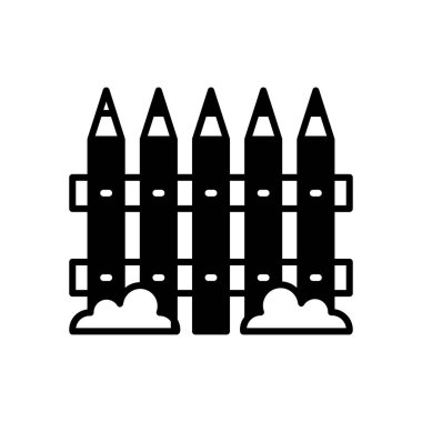 Çit simgesi vektörde. Logotype