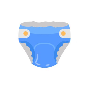 Bebek bezi ikonu. Logotype