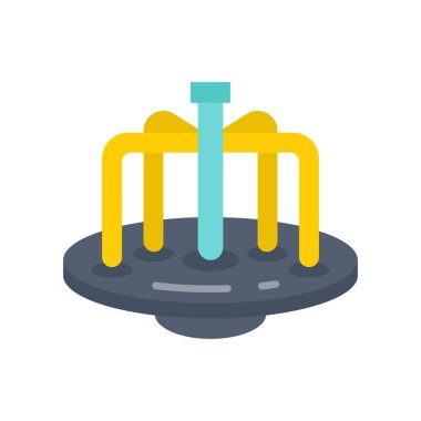 Döndürme simgesi vektörde. Logotype