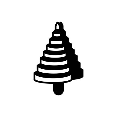 Vektör olarak adım bit simgesi. Logotype