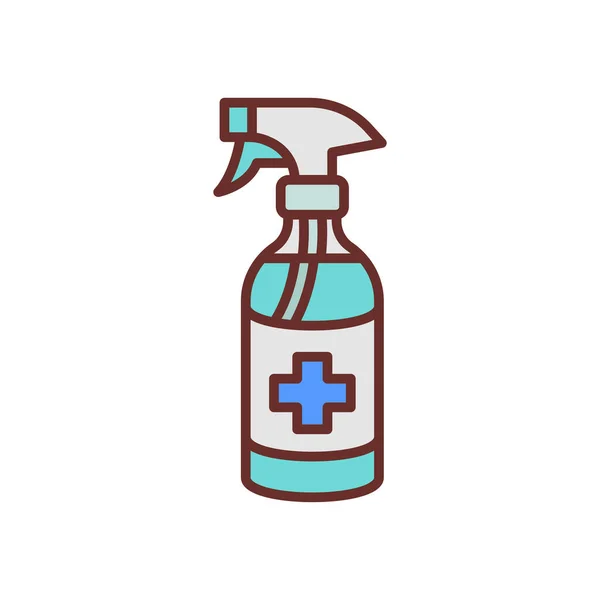 Desinfectante Spray Icono Vector Logotipo — Archivo Imágenes Vectoriales