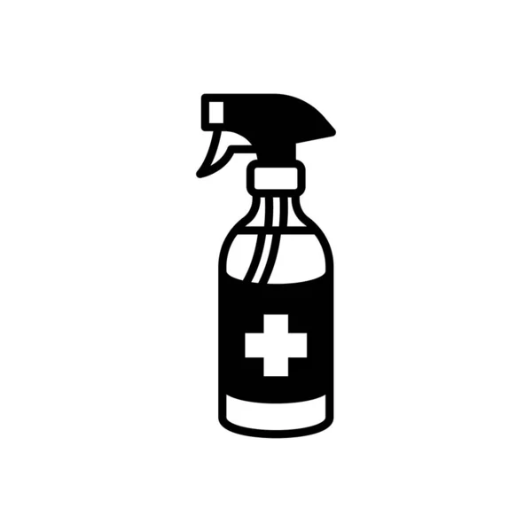 Ícone Pulverização Desinfetante Vetor Logotipo — Vetor de Stock