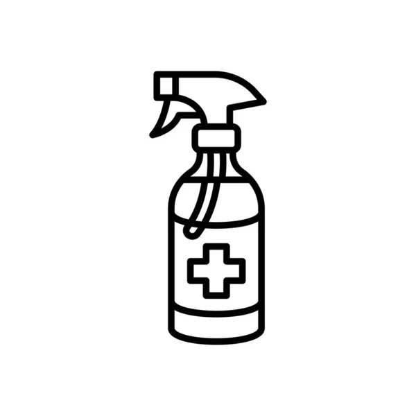 Ícone Pulverização Desinfetante Vetor Logotipo — Vetor de Stock