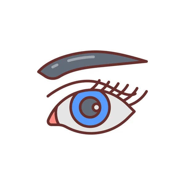 Icona Dell Occhio Nel Vettore Logotipo — Vettoriale Stock