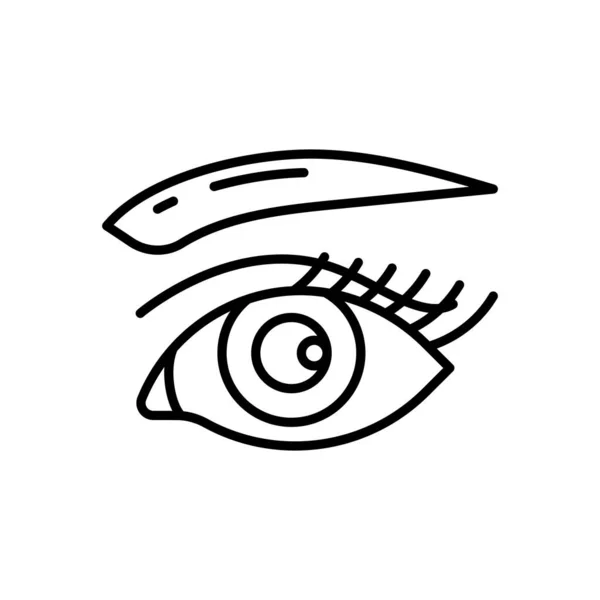 Значок Глаза Векторе Логотип — стоковый вектор
