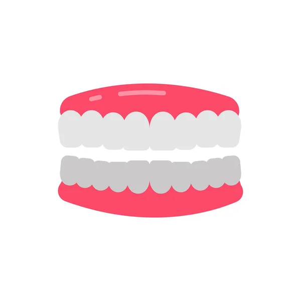 Teeth Icon Vector Logotype — Stock Vector