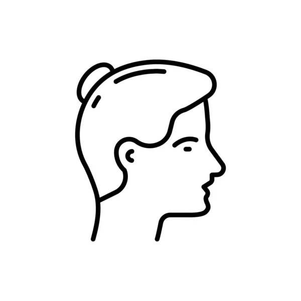 Head Icon Vector Logotype — Stock Vector