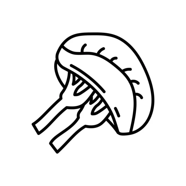 Dalak Simgesi Vektörde Logotype — Stok Vektör