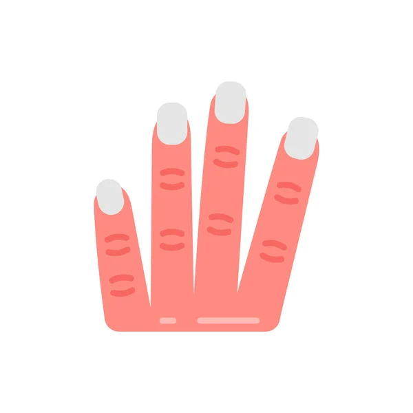 ベクターの指のアイコン ロゴタイプ — ストックベクタ