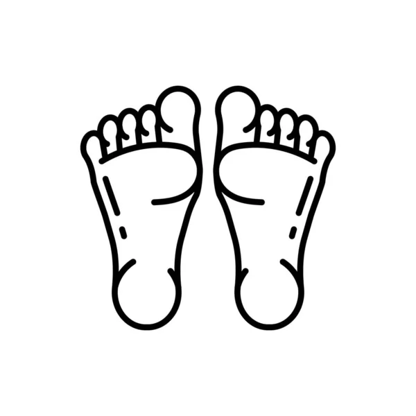 Значок Ноги Векторе Логотип — стоковый вектор