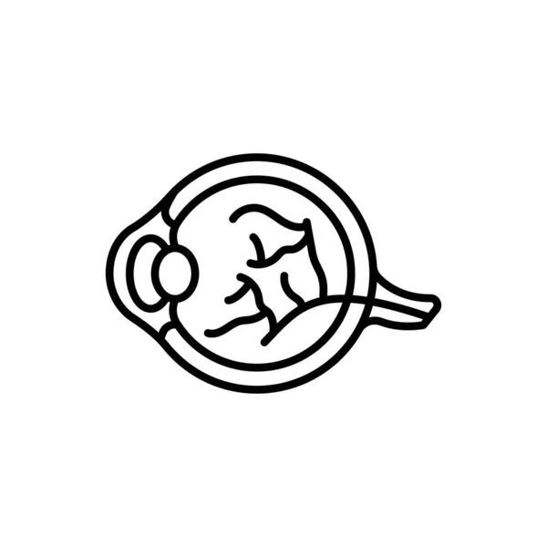 Ícone Globo Ocular Vector Logotipo —  Vetores de Stock