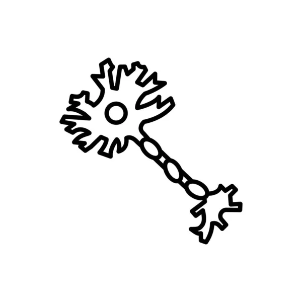 Neuron Icoon Vector Logotype — Stockvector