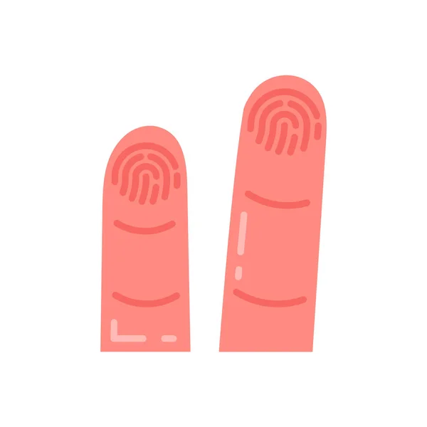 Fingerprint Icon Vector Logotype — Stockvector
