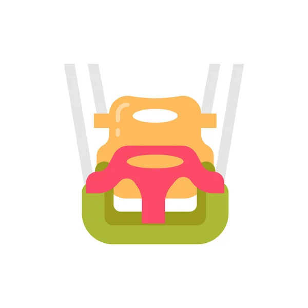 Swing Chair Icon Vector Logotype — Stock Vector