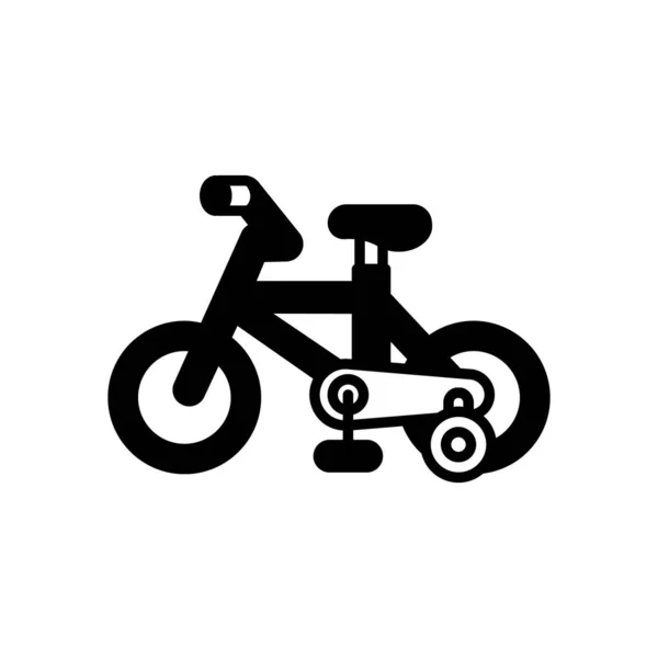 Icona Della Bicicletta Nel Vettore Logotipo — Vettoriale Stock
