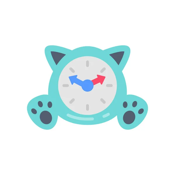 Alarm Clock Icon Vector Logotype — Stock Vector