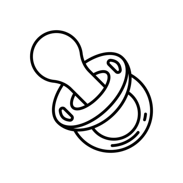 Baby Nipple Icon Vector Logotype — Stock Vector