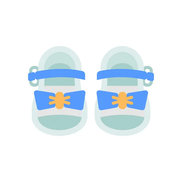 Sandals Icoon Vector Logotype — Stockvector