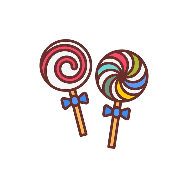 Şekerleme Simgesi Vektör Logotype — Stok Vektör