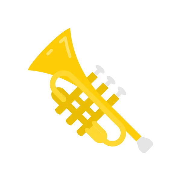 Trompeten Symbol Vektor Logotyp — Stockvektor