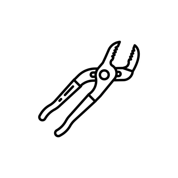 Εικονίδιο Τσιμπίδας Channellock Διάνυσμα Λογότυπο — Διανυσματικό Αρχείο