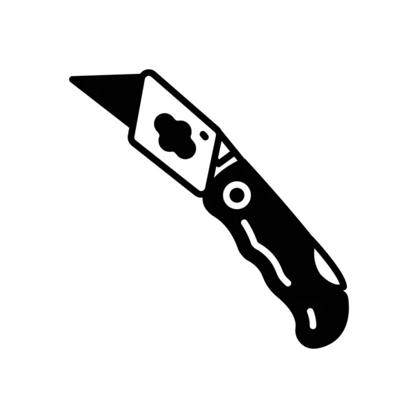 Піктограма Ножа Пробки Векторі Логотип — стоковий вектор