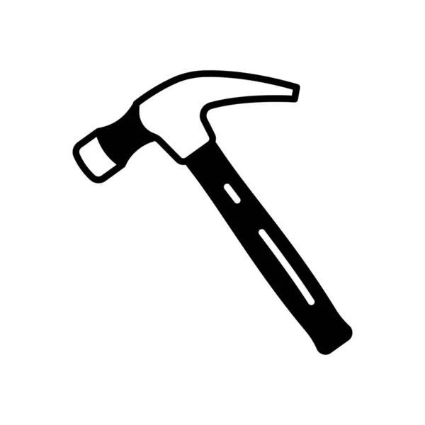 Vektör Olarak Çekiç Simgesi Logotype — Stok Vektör