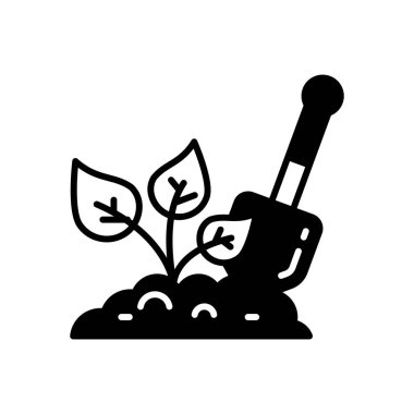 Vektör içinde bahçıvanlık simgesi. Logotype