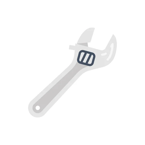 Adjustable Wrench Icon Vector Logotype — Stock Vector