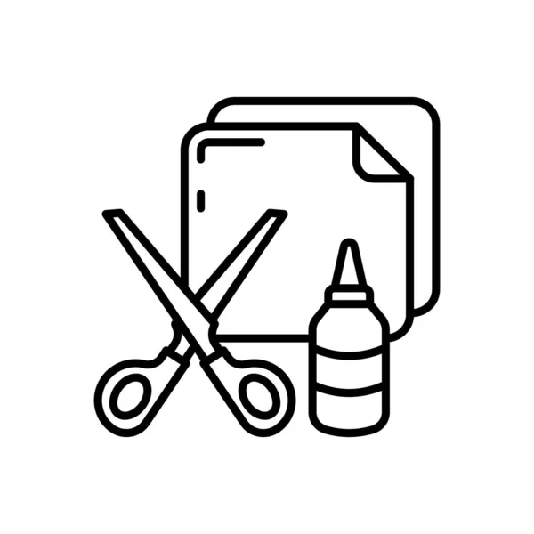 Бумажный Значок Векторе Логотип — стоковый вектор