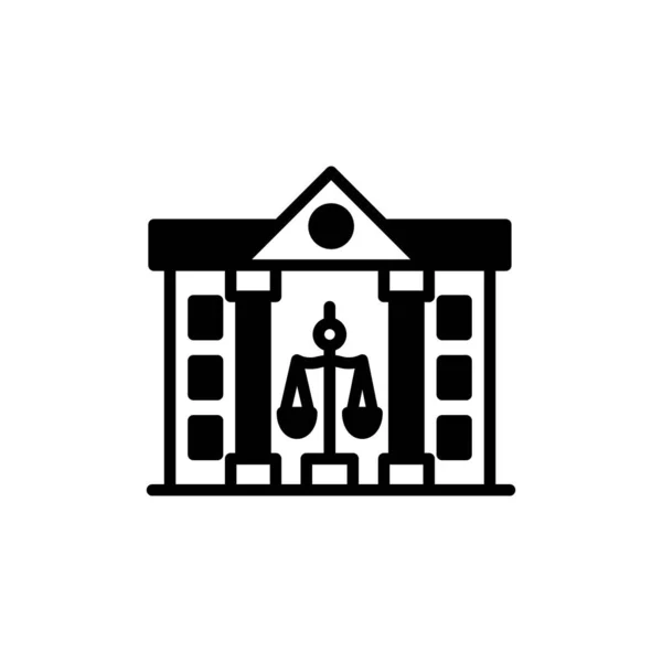 Vektör Olarak Mülkiyet Kanunu Simgesi Logotype — Stok Vektör