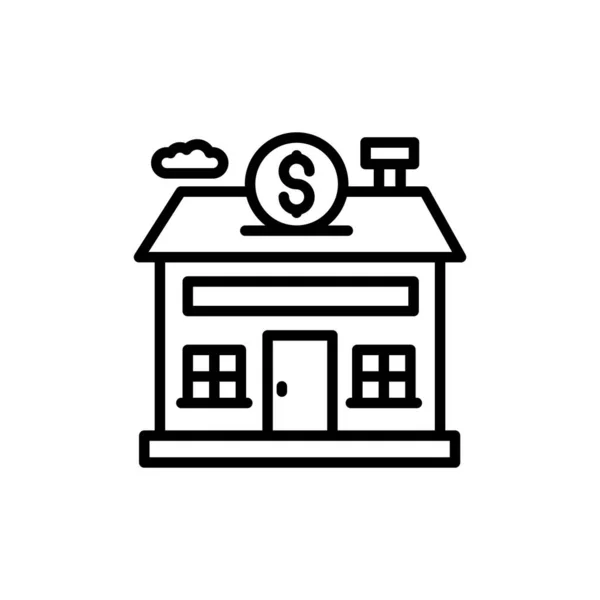 Investment Property Icon Vector Logotype — Stock Vector