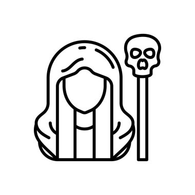 Necromancer ikonu. Logotype