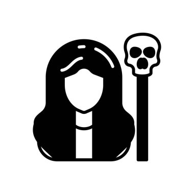 Necromancer ikonu. Logotype