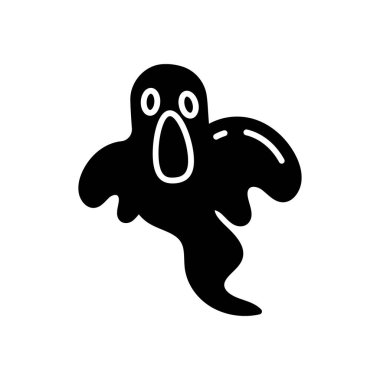 Hayalet simgesi vektörde. Logotype