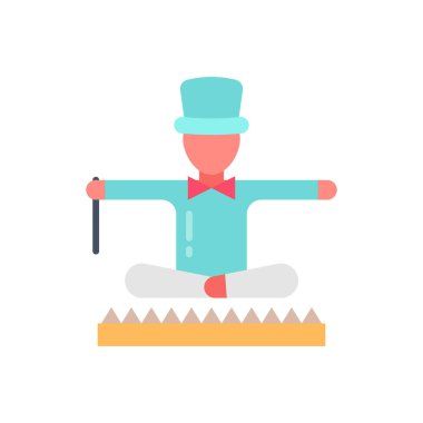 Vektör olarak dikenler simgesi. Logotype