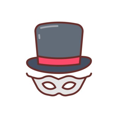 Vektör olarak MASK simgesi. Logotype