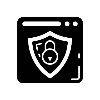Katman Güvenlik simgesini taşıyın. Logotype