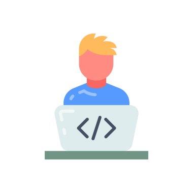 Yazılım Geliştirici simgesi. Logotype