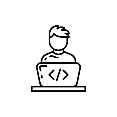 Yazılım Geliştirici simgesi. Logotype