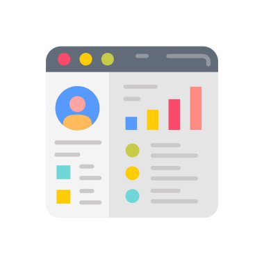 Admin Panel icon in vector. Logotype