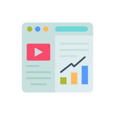 İstatistik ikonu. Logotype