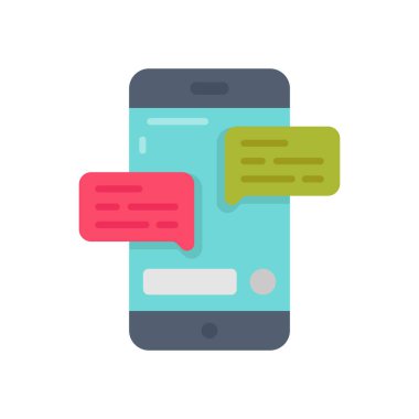 İletişim simgesi vektörde. Logotype