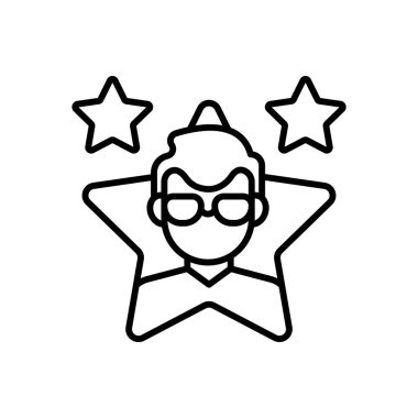 Vektör olarak ün simgesi. Logotype